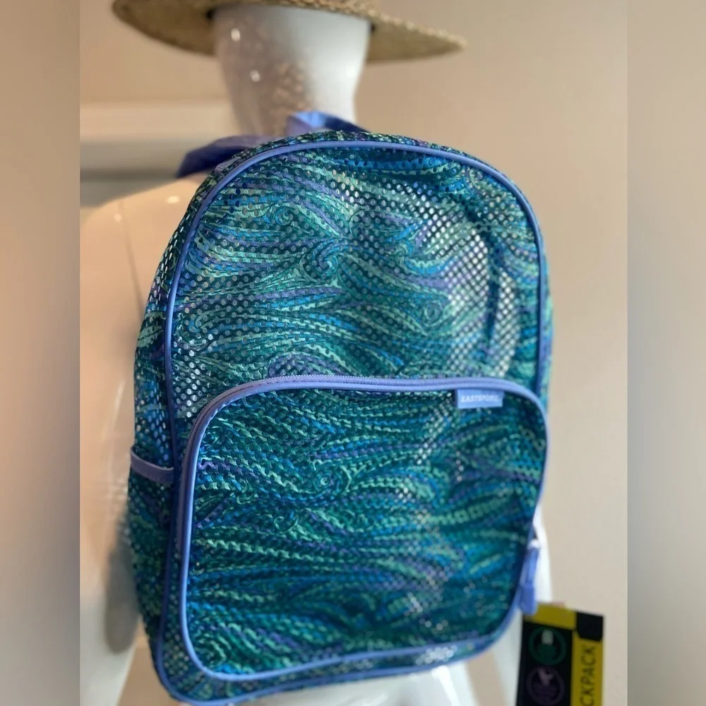 Eastsport~NWT~Multi-Purpose Mesh Spirit Backpack~Front Pocket~Adjustable Straps